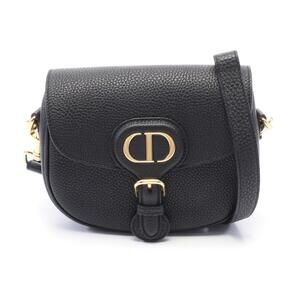 Dior BOBBY Shoulder Bag leather black